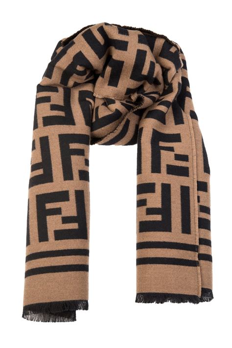 fendi logo scarf|discount fendi scarf.